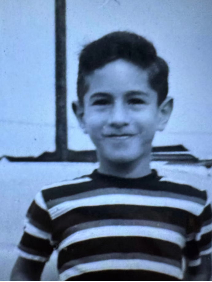 Alan Stahl as a child